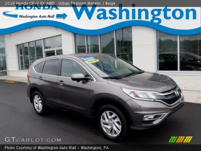 2016 Honda CR-V EX AWD in Urban Titanium Metallic