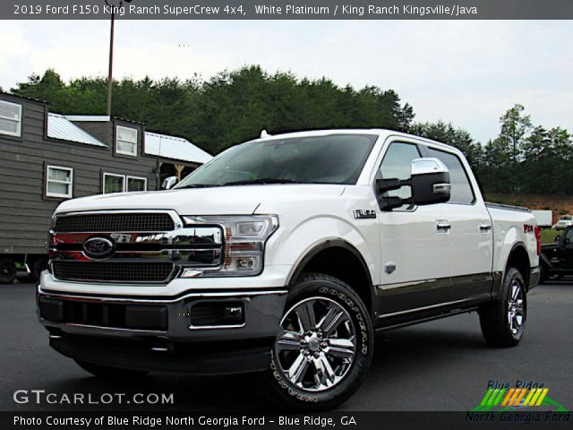 2019 Ford F150 King Ranch SuperCrew 4x4 in White Platinum