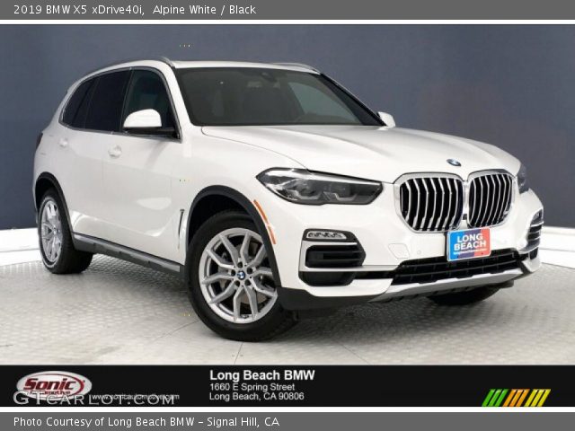 2019 BMW X5 xDrive40i in Alpine White