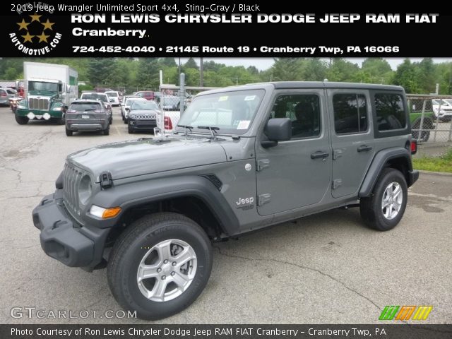 2019 Jeep Wrangler Unlimited Sport 4x4 in Sting-Gray