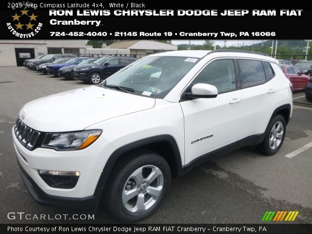 2019 Jeep Compass Latitude 4x4 in White