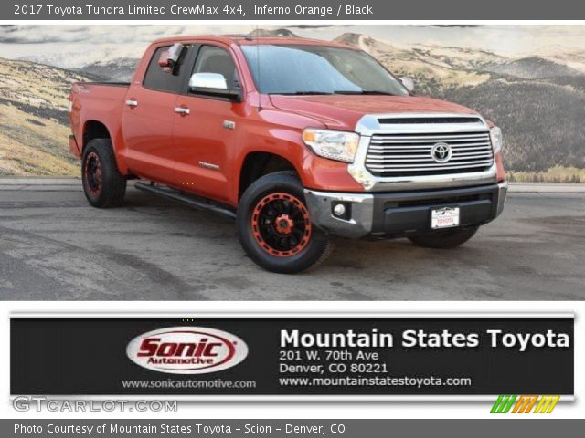 2017 Toyota Tundra Limited CrewMax 4x4 in Inferno Orange