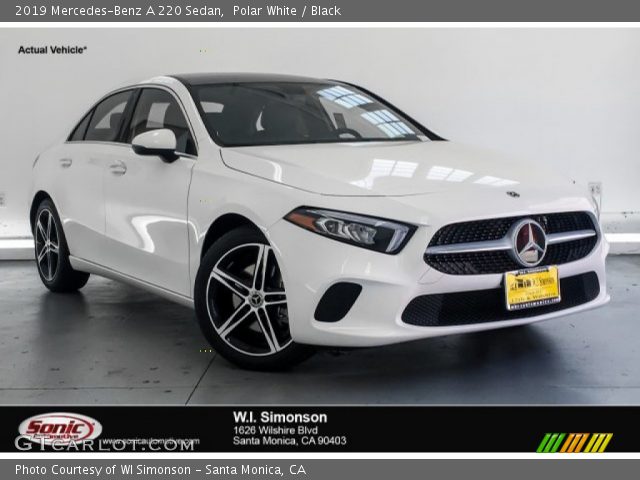 2019 Mercedes-Benz A 220 Sedan in Polar White
