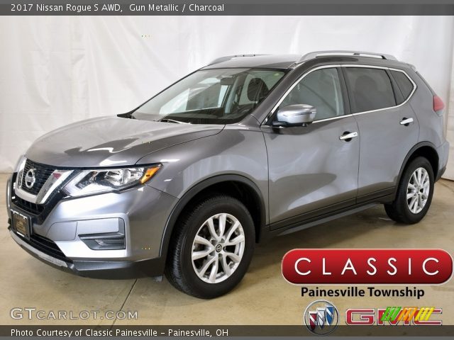 2017 Nissan Rogue S AWD in Gun Metallic