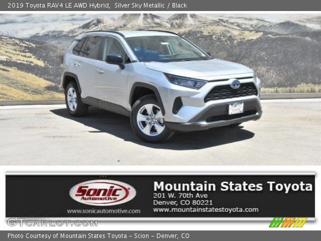 2019 Toyota RAV4 LE AWD Hybrid in Silver Sky Metallic