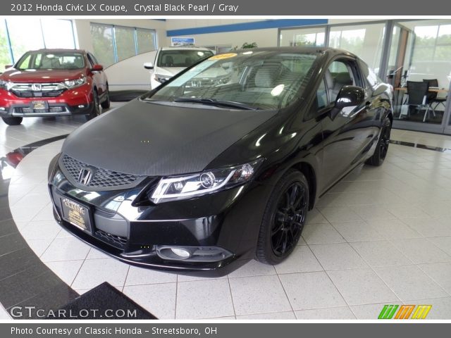 2012 Honda Civic LX Coupe in Crystal Black Pearl