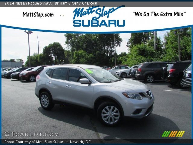 2014 Nissan Rogue S AWD in Brilliant Silver