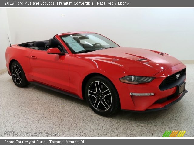 2019 Ford Mustang EcoBoost Premium Convertible in Race Red