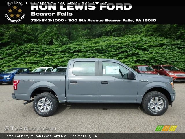 2019 Ford F150 XL SuperCrew 4x4 in Abyss Gray