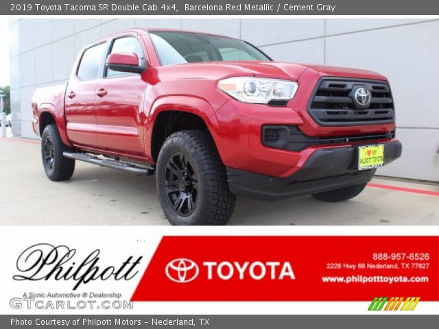 2019 Toyota Tacoma SR Double Cab 4x4 in Barcelona Red Metallic