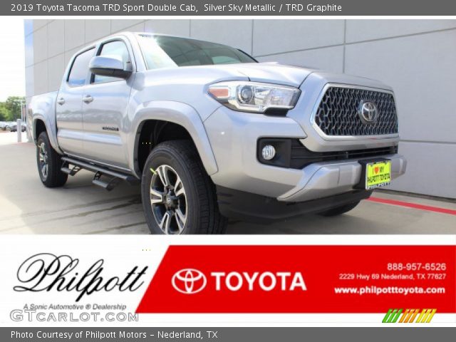 2019 Toyota Tacoma TRD Sport Double Cab in Silver Sky Metallic