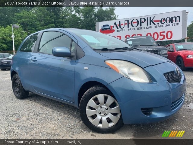 2007 Toyota Yaris 3 Door Liftback in Bayou Blue Metallic