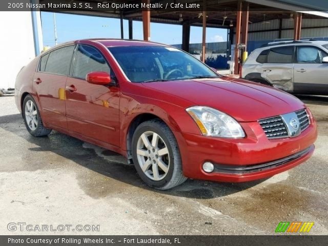 2005 Nissan Maxima 3.5 SL in Red Opulence Metallic