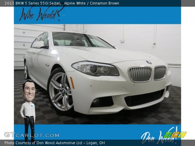 2013 BMW 5 Series 550i Sedan in Alpine White