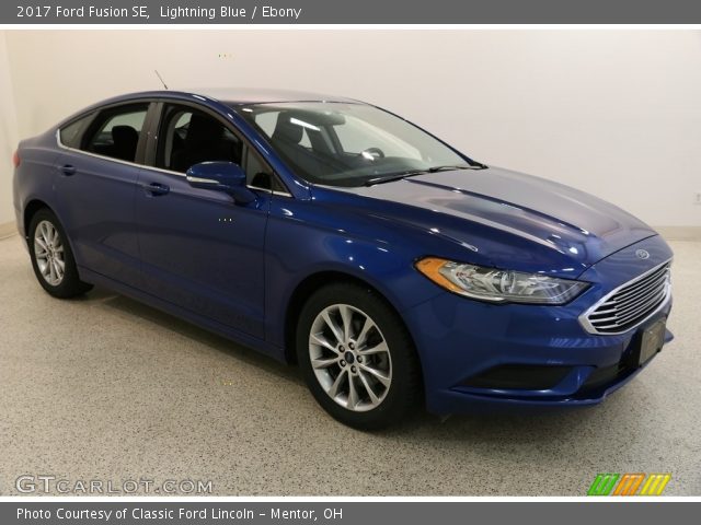 2017 Ford Fusion SE in Lightning Blue