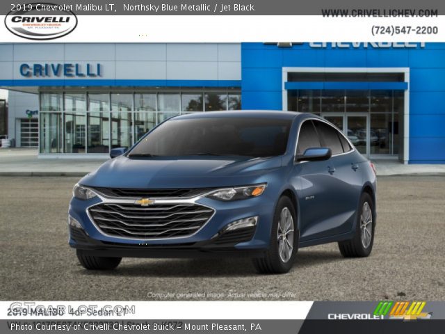 2019 Chevrolet Malibu LT in Northsky Blue Metallic