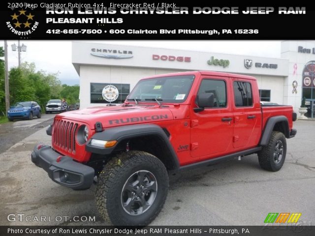 2020 Jeep Gladiator Rubicon 4x4 in Firecracker Red