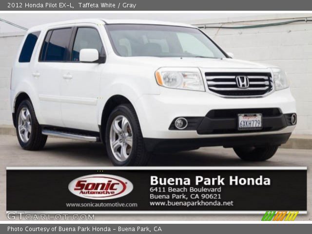2012 Honda Pilot EX-L in Taffeta White