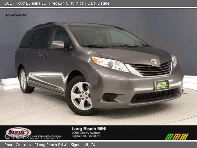 2017 Toyota Sienna LE in Predawn Gray Mica