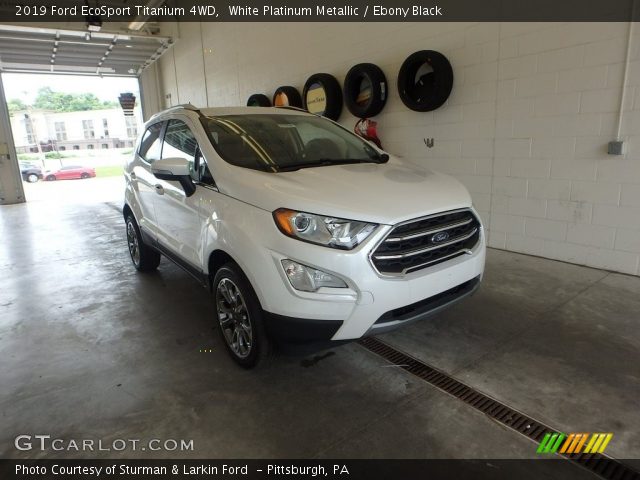 2019 Ford EcoSport Titanium 4WD in White Platinum Metallic