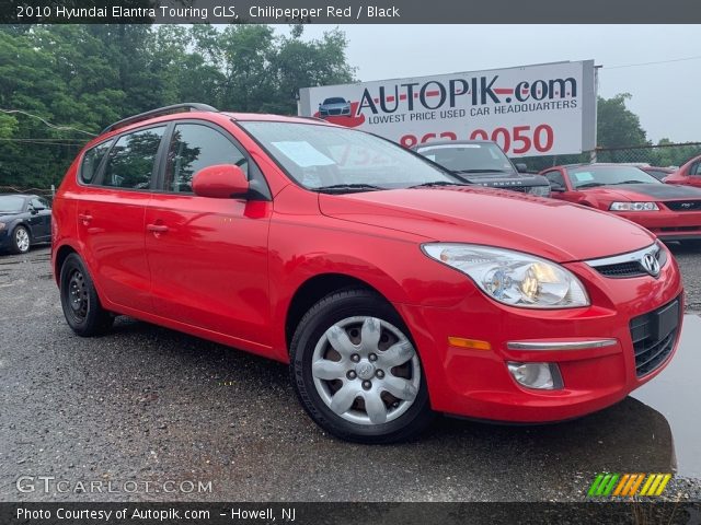 2010 Hyundai Elantra Touring GLS in Chilipepper Red