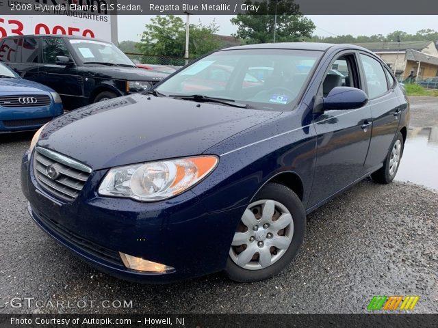 2008 Hyundai Elantra GLS Sedan in Regatta Blue Metallic
