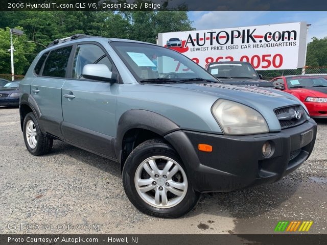 2006 Hyundai Tucson GLS V6 in Desert Sage