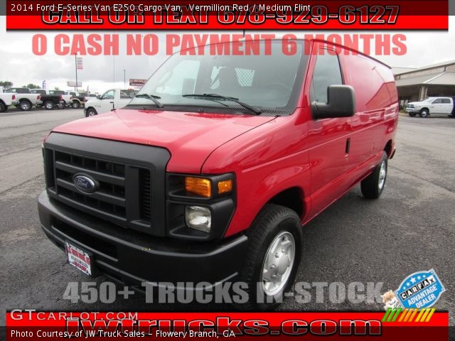 2014 Ford E-Series Van E250 Cargo Van in Vermillion Red