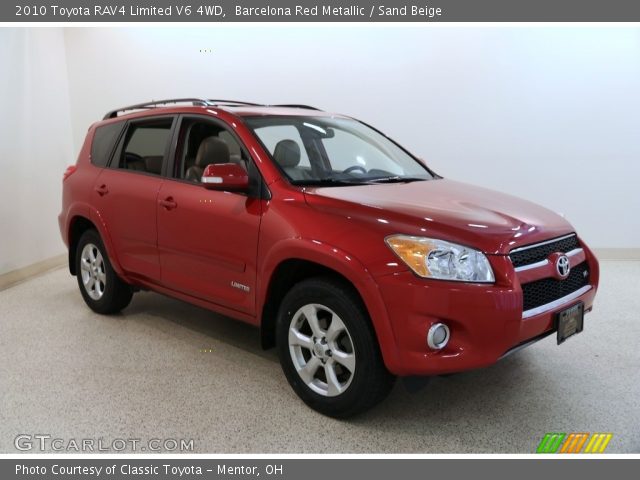 2010 Toyota RAV4 Limited V6 4WD in Barcelona Red Metallic