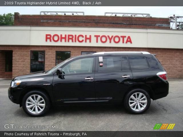 2009 Toyota Highlander Hybrid Limited 4WD in Black