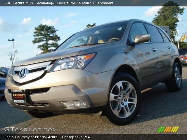 2008 Acura MDX Technology in Desert Rock Metallic
