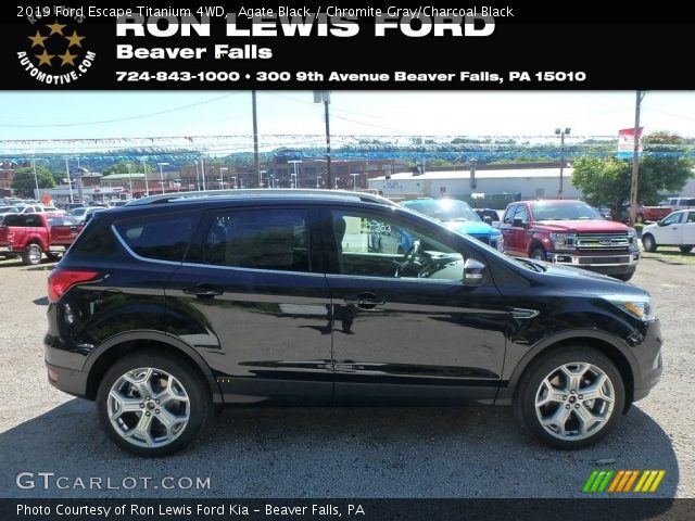 2019 Ford Escape Titanium 4WD in Agate Black