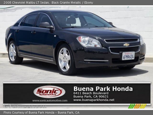 2008 Chevrolet Malibu LT Sedan in Black Granite Metallic