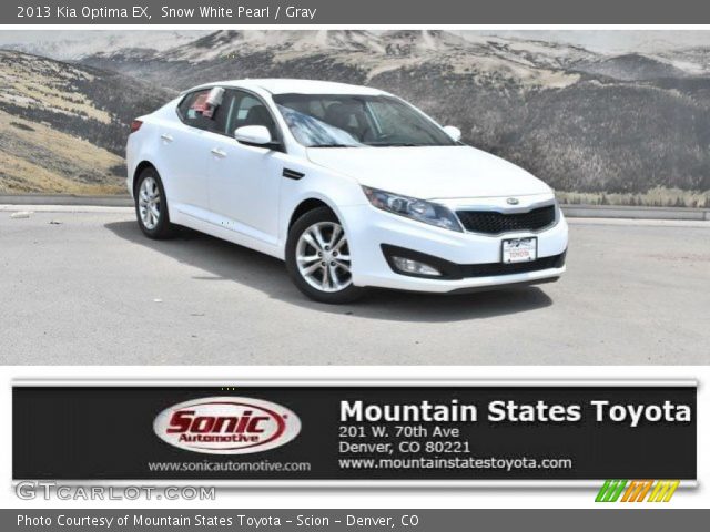 2013 Kia Optima EX in Snow White Pearl