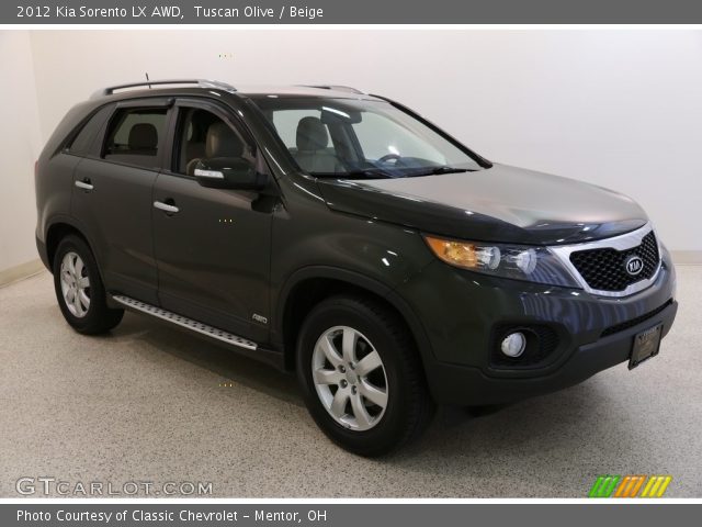 2012 Kia Sorento LX AWD in Tuscan Olive