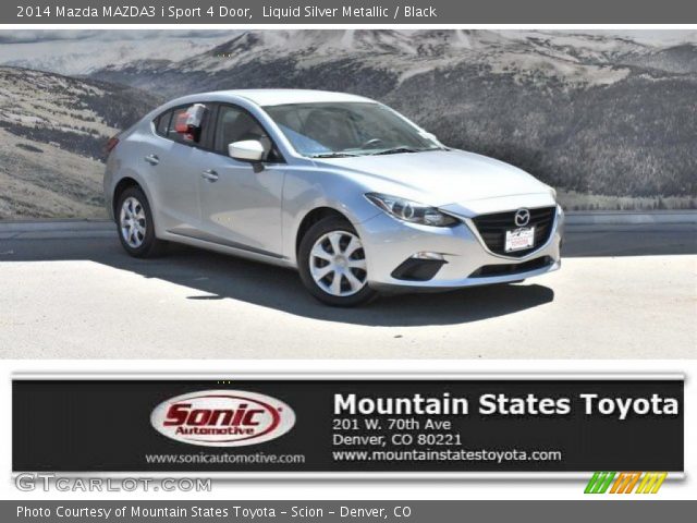 2014 Mazda MAZDA3 i Sport 4 Door in Liquid Silver Metallic