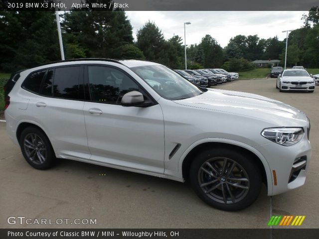 2019 BMW X3 M40i in Alpine White