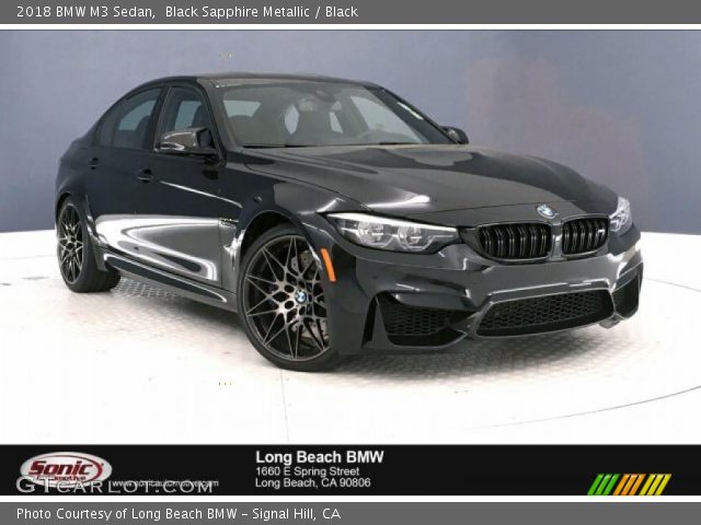 2018 BMW M3 Sedan in Black Sapphire Metallic