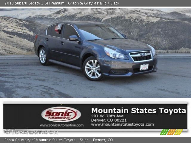 2013 Subaru Legacy 2.5i Premium in Graphite Gray Metallic