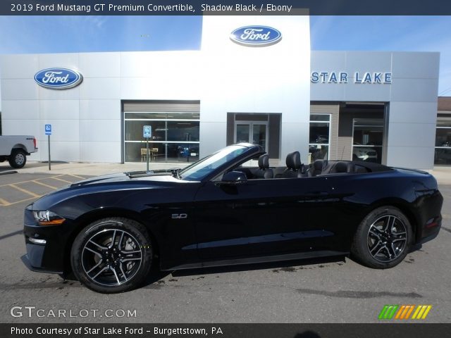 2019 Ford Mustang GT Premium Convertible in Shadow Black