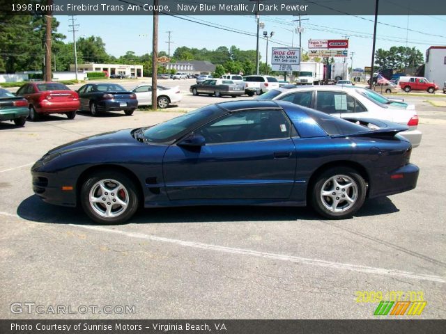 1998 Pontiac Firebird Trans Am Coupe in Navy Blue Metallic