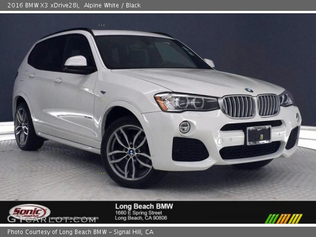 2016 BMW X3 xDrive28i in Alpine White