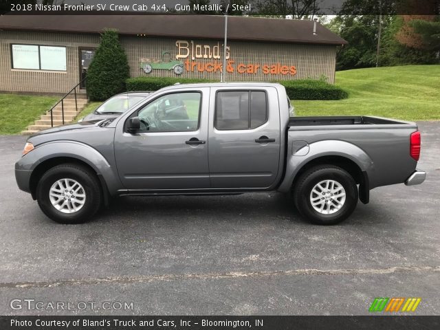 2018 Nissan Frontier SV Crew Cab 4x4 in Gun Metallic