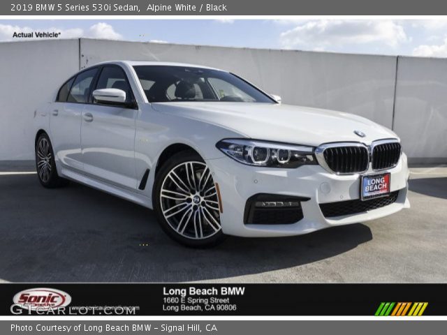 2019 BMW 5 Series 530i Sedan in Alpine White