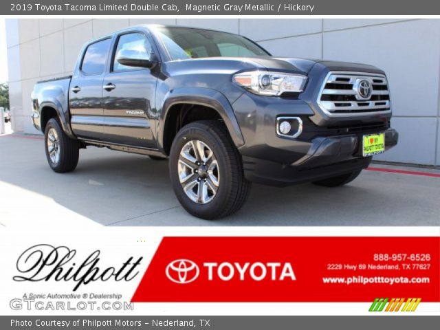 2019 Toyota Tacoma Limited Double Cab in Magnetic Gray Metallic