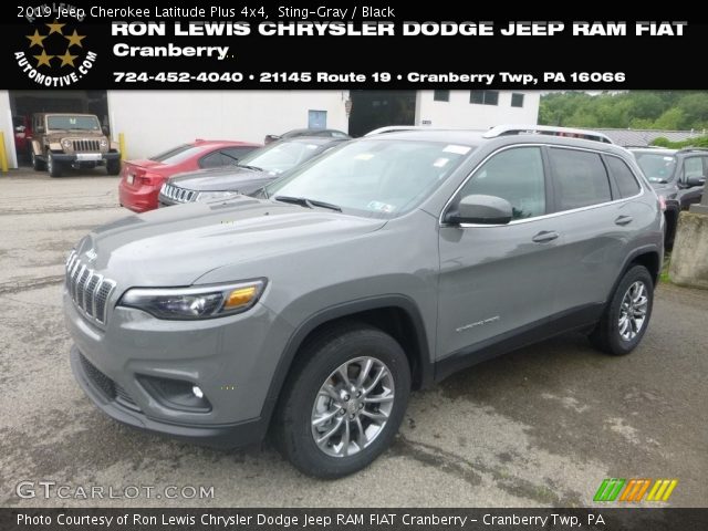 2019 Jeep Cherokee Latitude Plus 4x4 in Sting-Gray