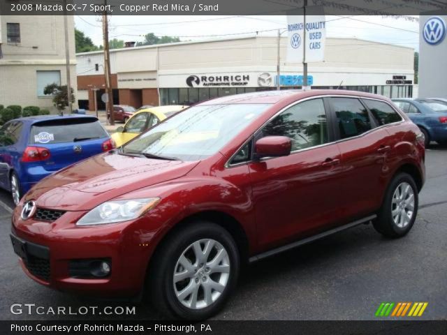 2008 Mazda CX-7 Sport in Copper Red Mica