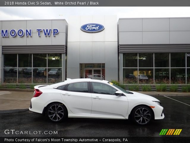 2018 Honda Civic Si Sedan in White Orchid Pearl