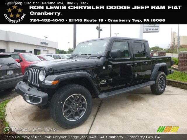 2020 Jeep Gladiator Overland 4x4 in Black