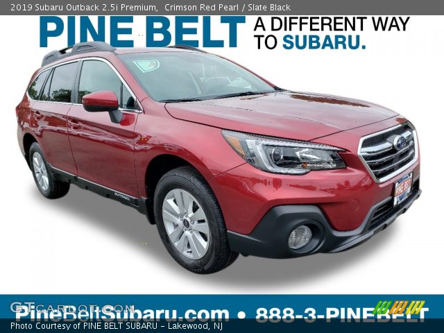 2019 Subaru Outback 2.5i Premium in Crimson Red Pearl